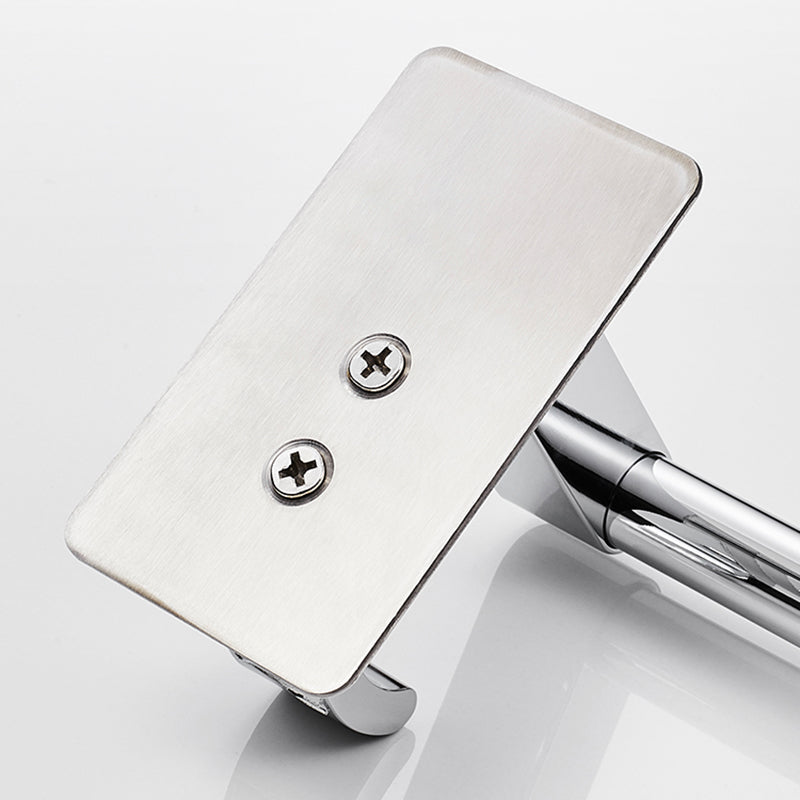 Lisslune | Polished Chrome Bathroom Accessory Set Modern Bathroom Shelf Stainless Steel