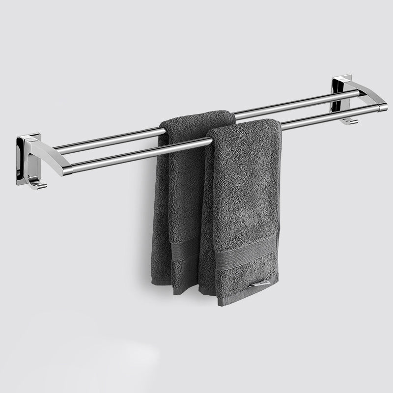 Lisslune | Polished Chrome Bathroom Accessory Set Modern Bathroom Shelf Stainless Steel
