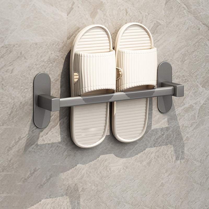 Lisslune | Gray Bathroom Accessory Set Modern 1/2 - Piece Bathroom Shelf Rustproof