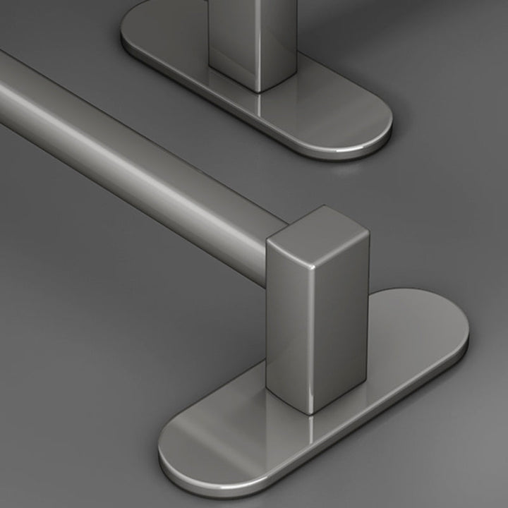 Lisslune | Gray Bathroom Accessory Set Modern 1/2 - Piece Bathroom Shelf Rustproof