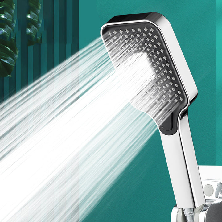 Lisslune | Contemporary Rectangular Hand Shower Adjustable Spray Pattern Shower Head