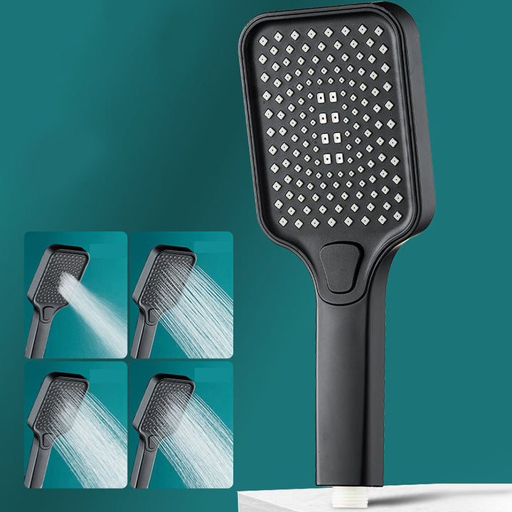 Lisslune | Contemporary Rectangular Hand Shower Adjustable Spray Pattern Shower Head