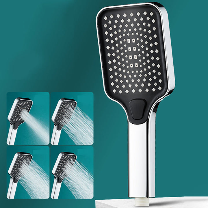 Lisslune | Contemporary Rectangular Hand Shower Adjustable Spray Pattern Shower Head