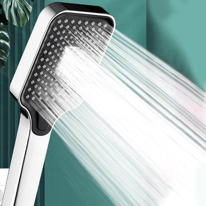 Lisslune | Contemporary Rectangular Hand Shower Adjustable Spray Pattern Showerhead