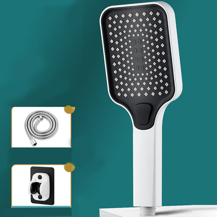 Lisslune | Contemporary Rectangular Hand Shower Adjustable Spray Pattern Shower Head