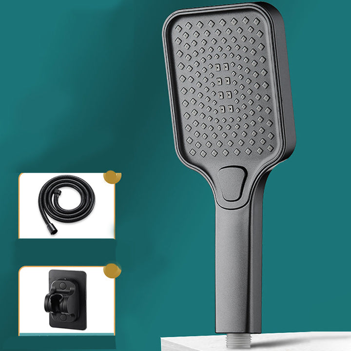 Lisslune | Contemporary Rectangular Hand Shower Adjustable Spray Pattern Showerhead