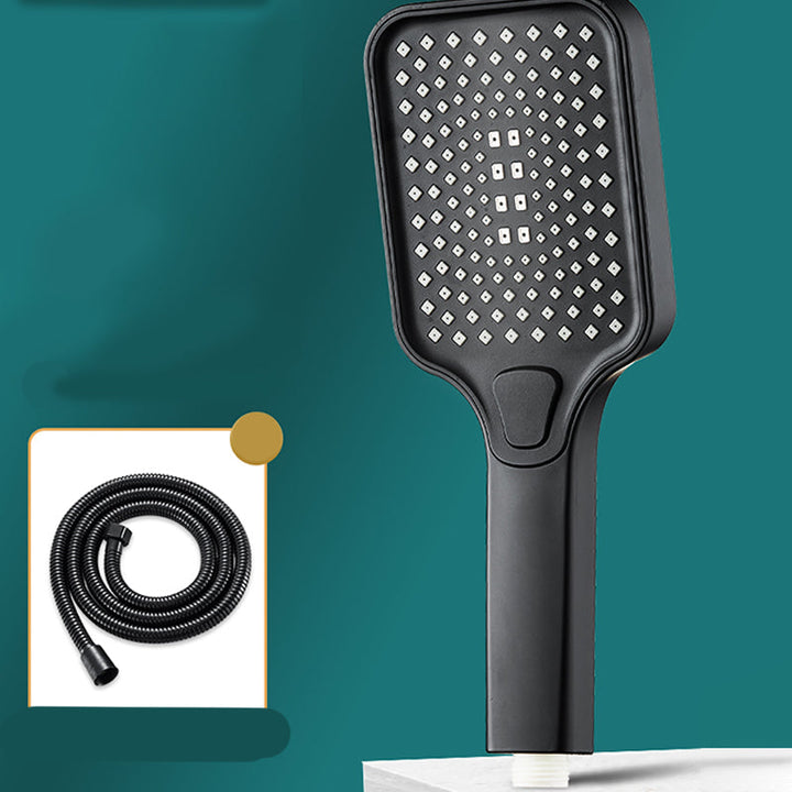 Lisslune | Contemporary Rectangular Hand Shower Adjustable Spray Pattern Shower Head