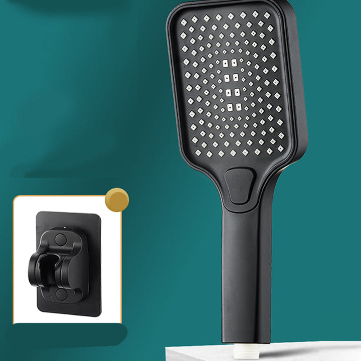Lisslune | Contemporary Rectangular Hand Shower Adjustable Spray Pattern Showerhead
