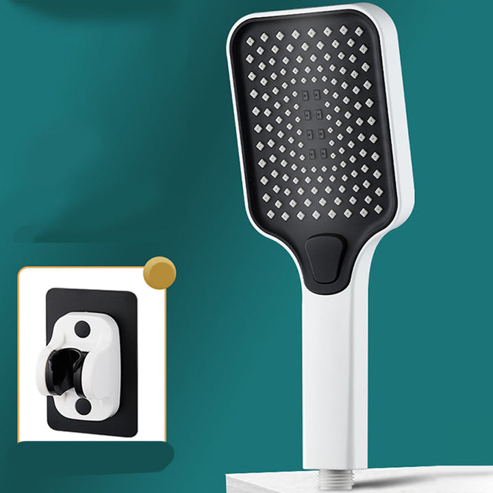 Lisslune | Contemporary Rectangular Hand Shower Adjustable Spray Pattern Showerhead