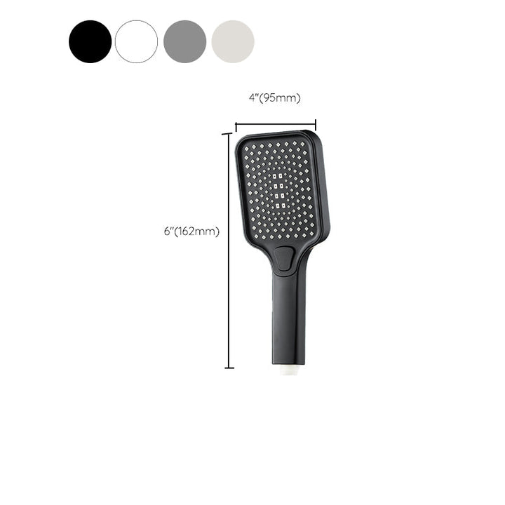 Lisslune | Contemporary Rectangular Hand Shower Adjustable Spray Pattern Showerhead