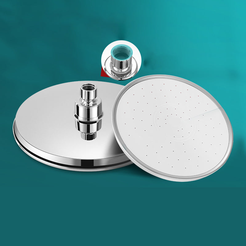 Lisslune | Round Showerhead Combo Modern Fixed Showerhead for Bathroom