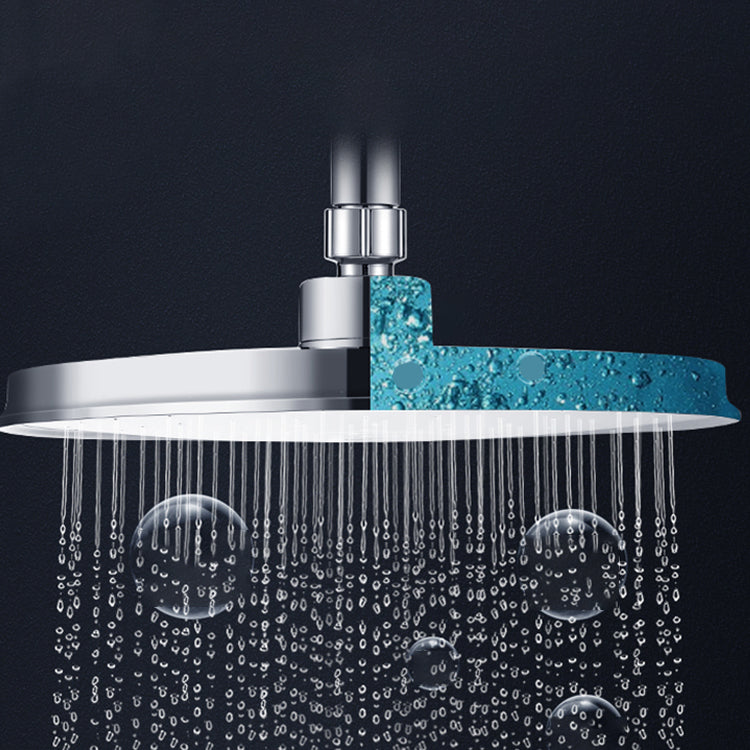 Lisslune | Round Showerhead Combo Modern Fixed Showerhead for Bathroom