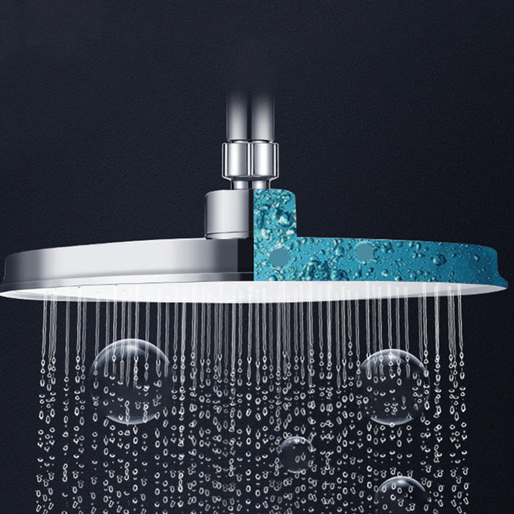 Lisslune | Round Showerhead Combo Modern Fixed Showerhead for Bathroom