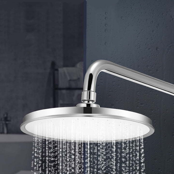 Lisslune | Round Showerhead Combo Modern Fixed Showerhead for Bathroom