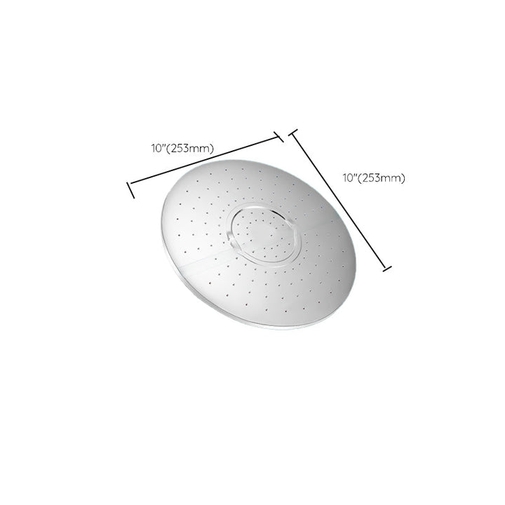 Lisslune | Round Showerhead Combo Modern Fixed Showerhead for Bathroom