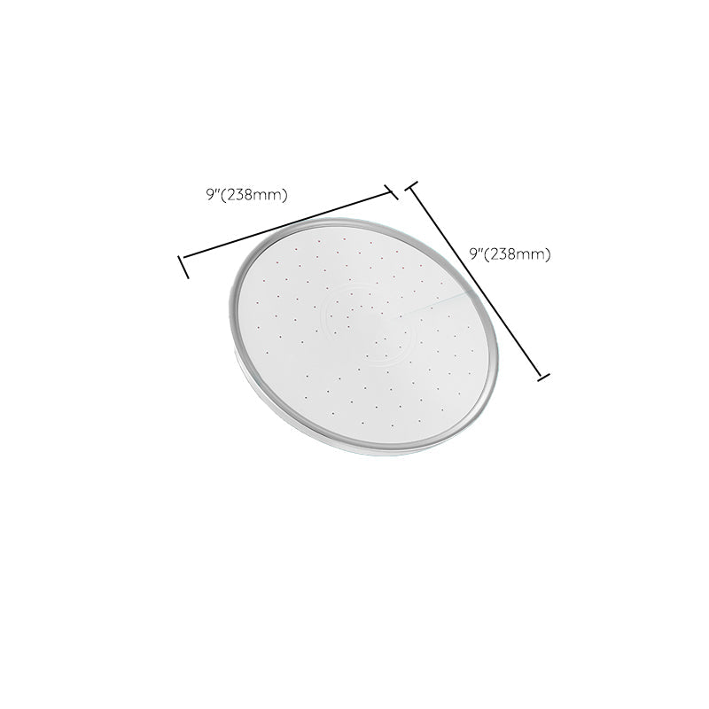 Lisslune | Round Showerhead Combo Modern Fixed Showerhead for Bathroom