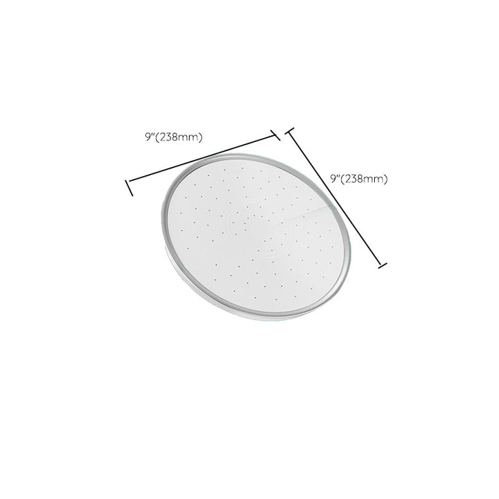 Lisslune | Round Showerhead Combo Modern Fixed Showerhead for Bathroom