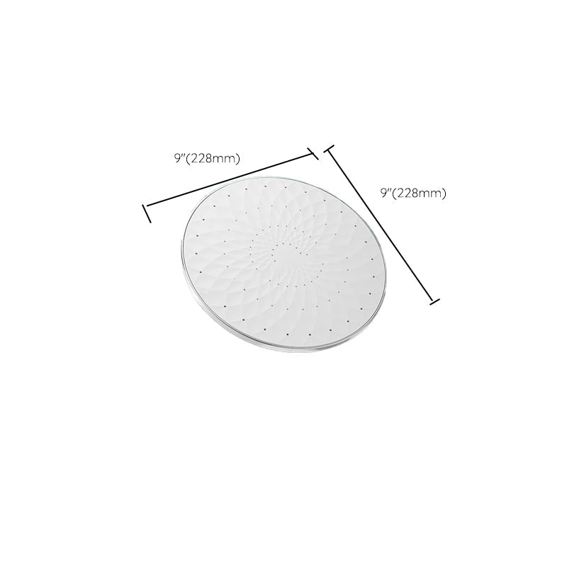 Lisslune | Round Showerhead Combo Modern Fixed Showerhead for Bathroom