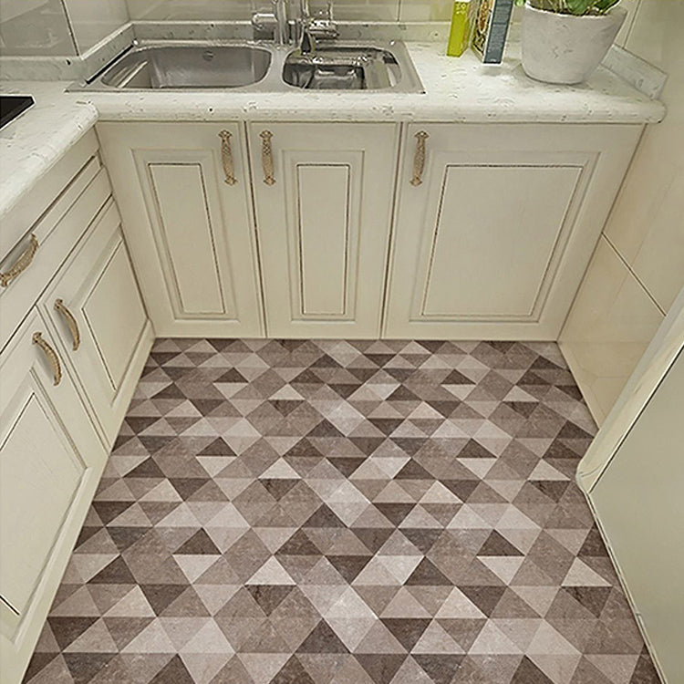 Lisslune | Brown non-slip floor tile 30 cm x 60 cm brick effect single tile PVC