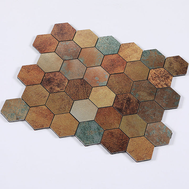 Lisslune | Kitchen mosaic tile wallpaper waterproof, removable and adhesive back tiles
