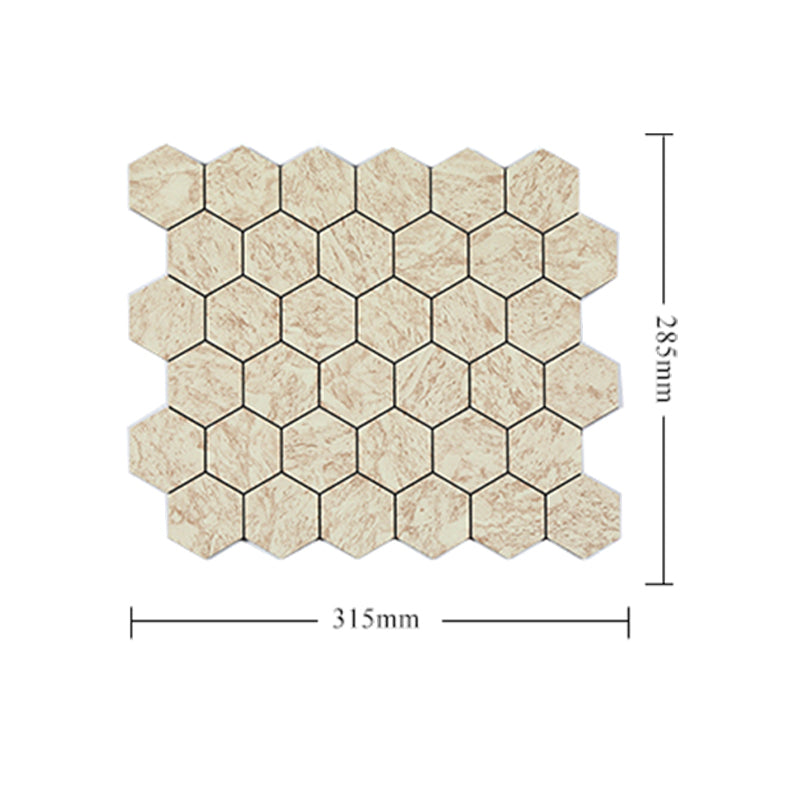 Lisslune | Kitchen mosaic tile wallpaper waterproof, removable and adhesive back tiles