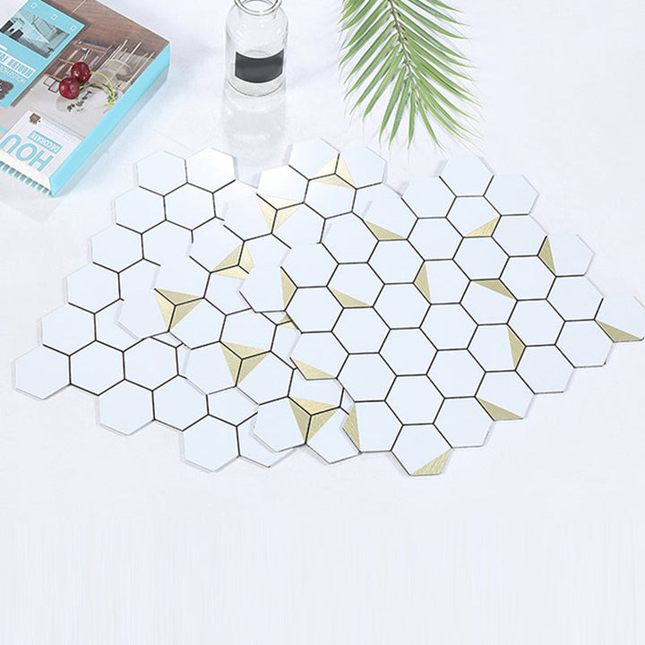 Lisslune | Kitchen mosaic tile wallpaper waterproof, removable and adhesive back tiles