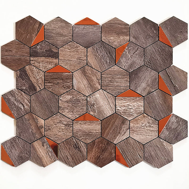 Lisslune | Kitchen mosaic tile wallpaper waterproof, removable and adhesive back tiles