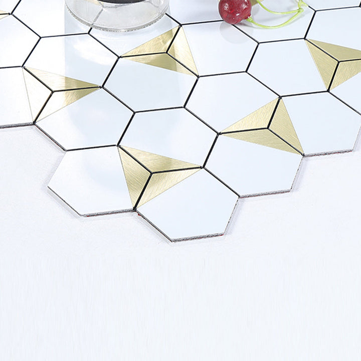 Lisslune | Kitchen mosaic tile wallpaper waterproof, removable and adhesive back tiles