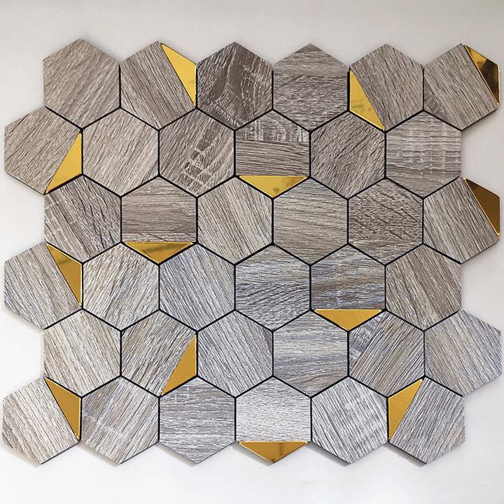 Lisslune | Kitchen mosaic tile wallpaper waterproof, removable and adhesive back tiles