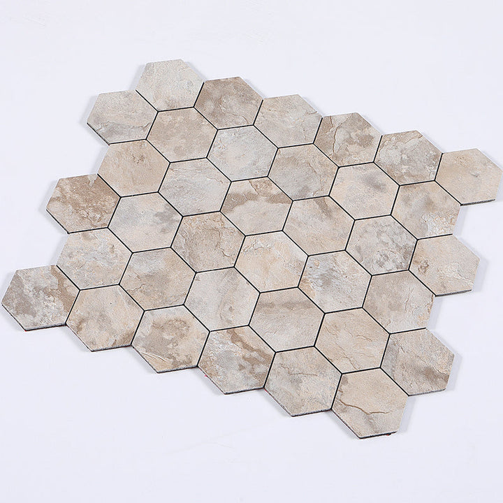 Lisslune | Kitchen mosaic tile wallpaper waterproof, removable and adhesive back tiles