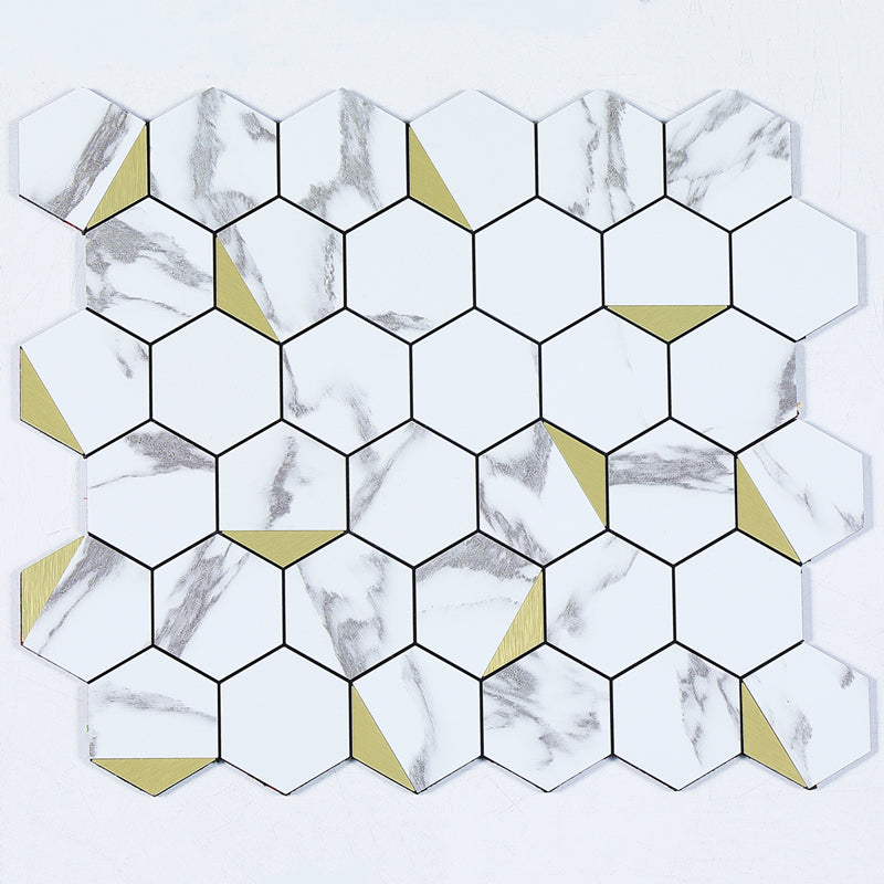 Lisslune | Kitchen mosaic tile wallpaper waterproof, removable and adhesive back tiles