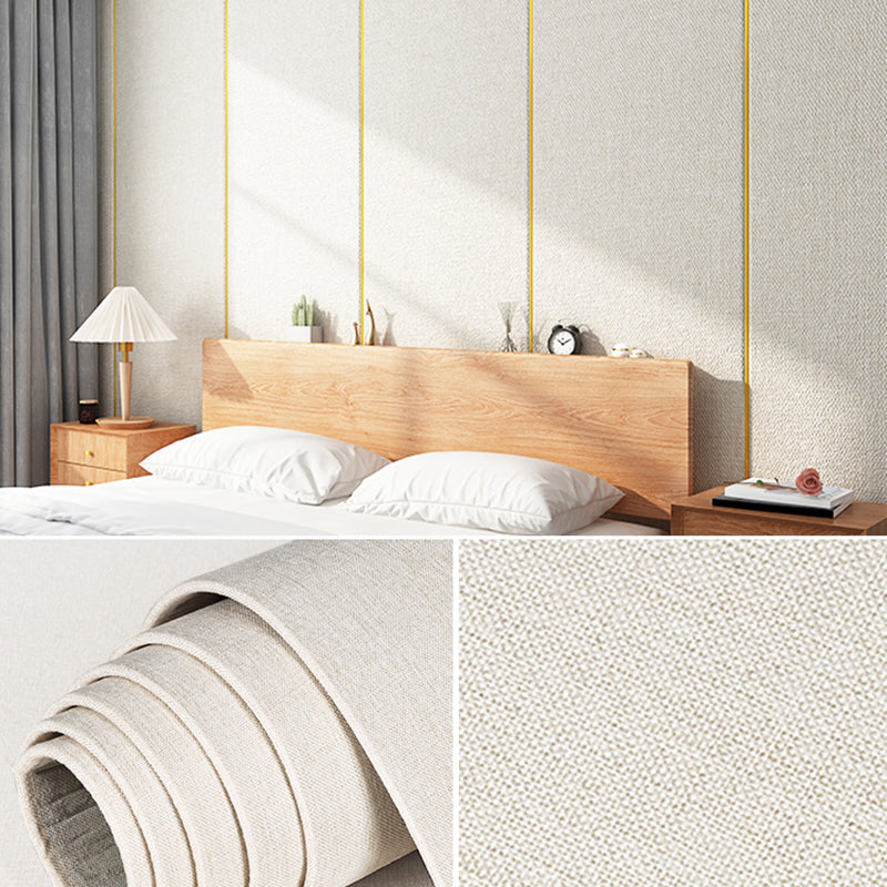Lisslune | Modern Linen Wall Cladding Panels Textured Wall Interior Anti-Collision Board