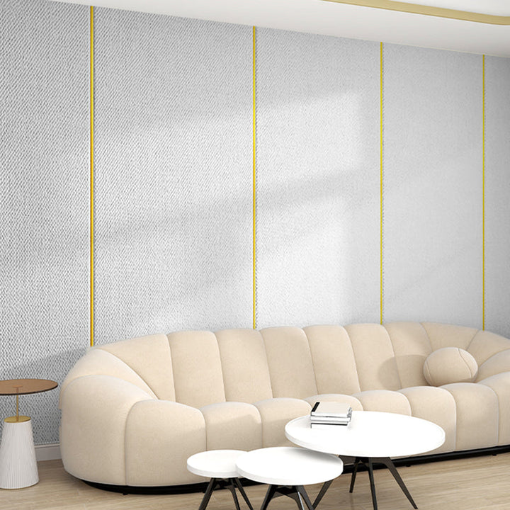 Lisslune | Modern Linen Wall Cladding Panels Textured Wall Interior Anti-Collision Board