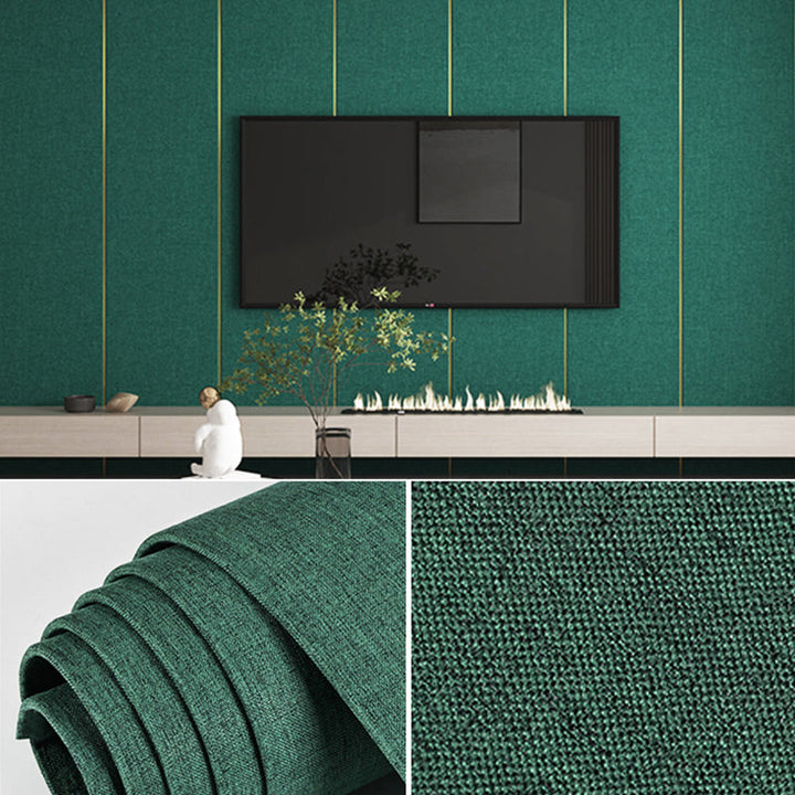 Lisslune | Modern Linen Wall Cladding Panels Textured Wall Interior Anti-Collision Board