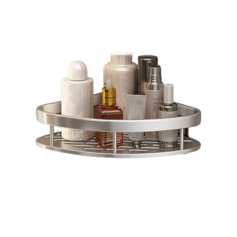 Lisslune | Silver/Black Bathroom Accessories Set Modern 1/2/3 - Piece Bathroom Shelf