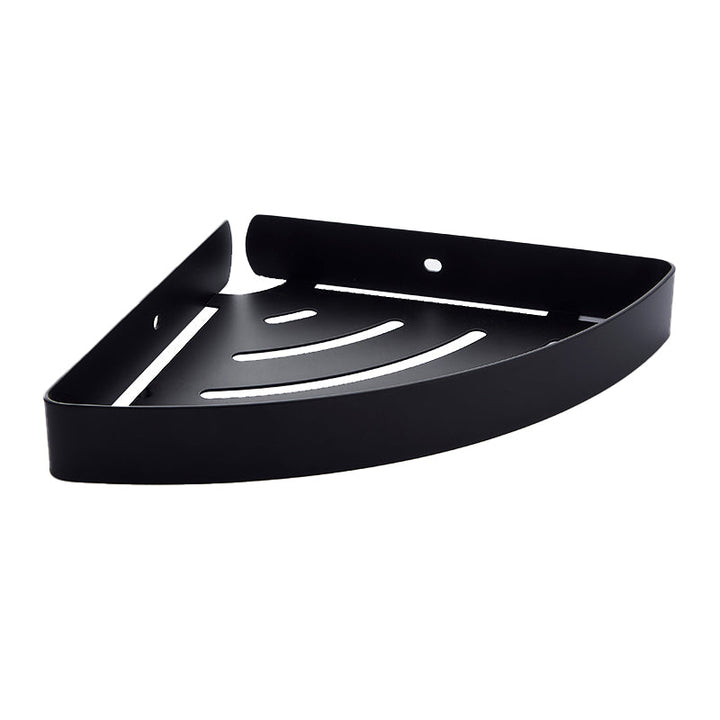 Lisslune | Silver/black Bathroom accessory set Modern 1/2/3 - Piece Bathroom shelf