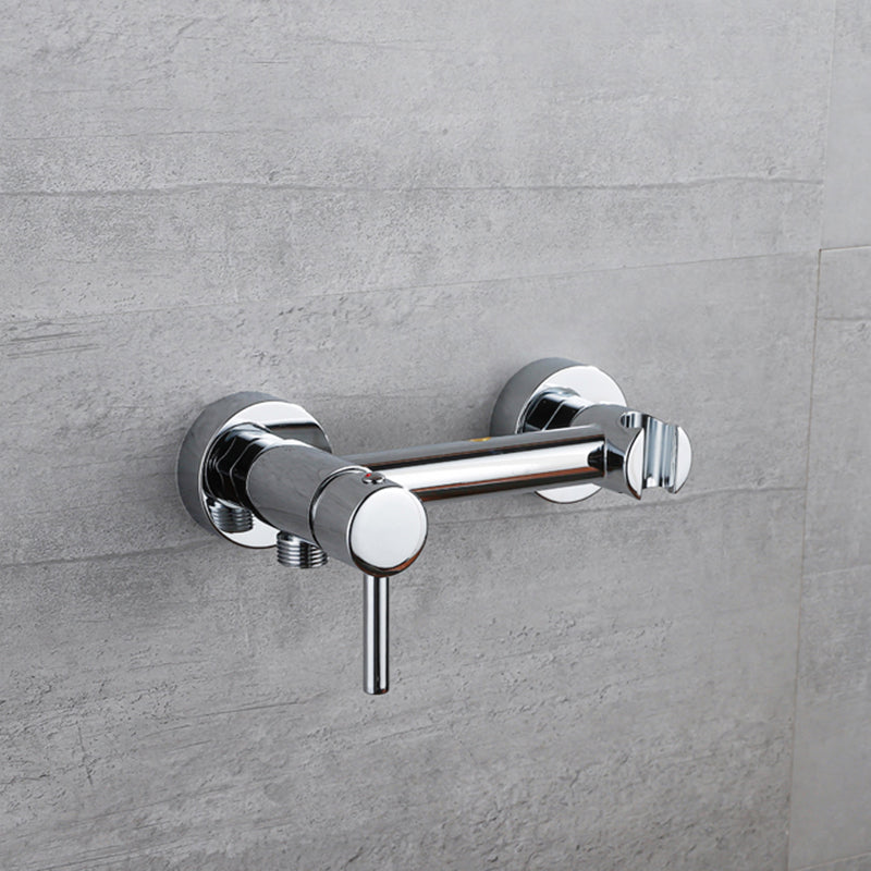 Lisslune | Lever Handle Bathtub Faucet Wall Mount Shower Hose Swivel Spout Bathtub Filling with Hand Shower