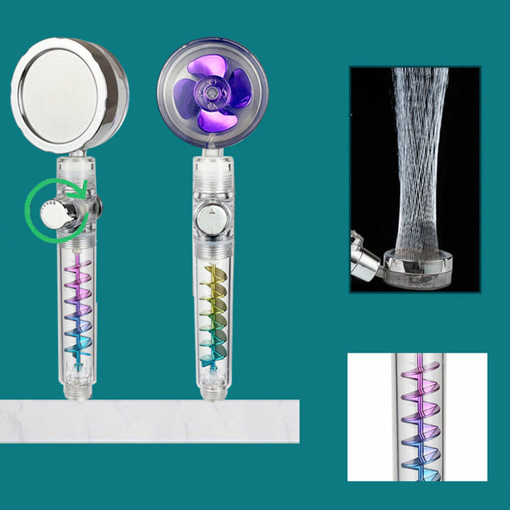 Lisslune | Modern Round Handheld Showerhead Rain Spray Head made of Plastic