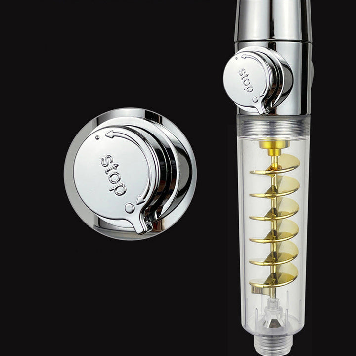 Lisslune | Modern Round Handheld Showerhead Rain Spray Head made of Plastic