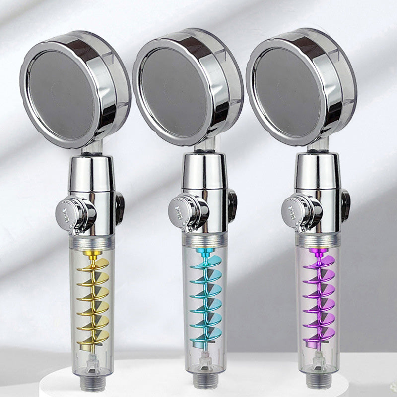 Lisslune | Modern Round Handheld Showerhead Rain Spray Head made of Plastic