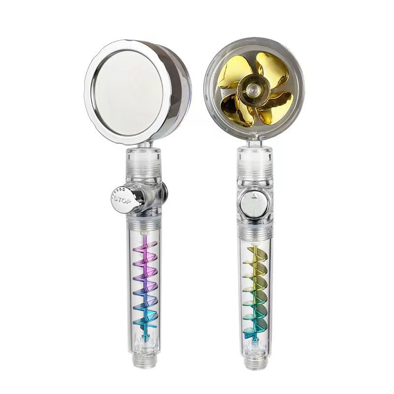Lisslune | Modern Round Handheld Showerhead Rain Spray Head made of Plastic