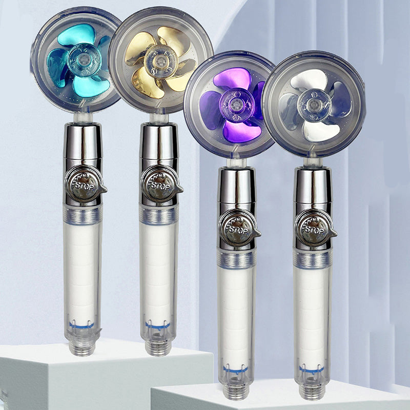 Lisslune | Modern Round Handheld Showerhead Rain Spray Head made of Plastic