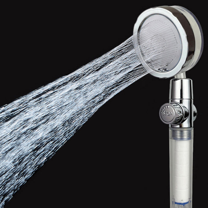 Lisslune | Modern Round Handheld Showerhead Rain Spray Head made of Plastic