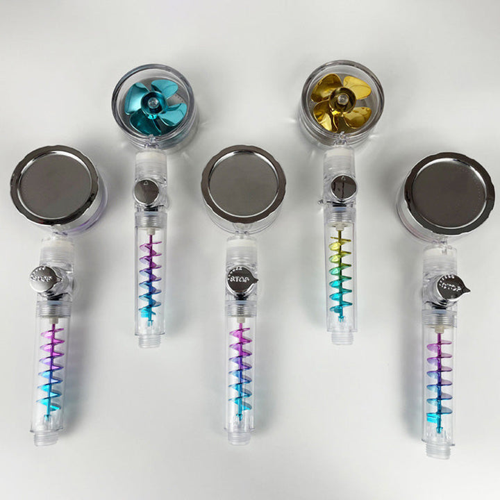 Lisslune | Modern Round Handheld Showerhead Rain Spray Head made of Plastic