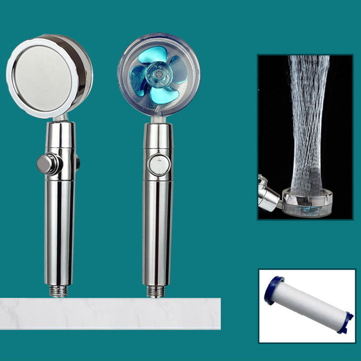 Lisslune | Modern Round Handheld Showerhead Rain Spray Head made of Plastic