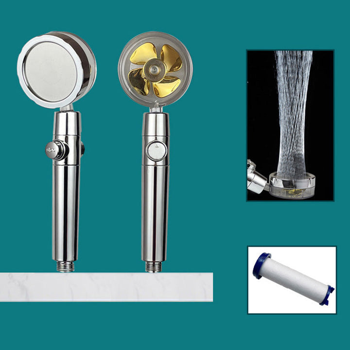 Lisslune | Modern Round Handheld Showerhead Rain Spray Head made of Plastic