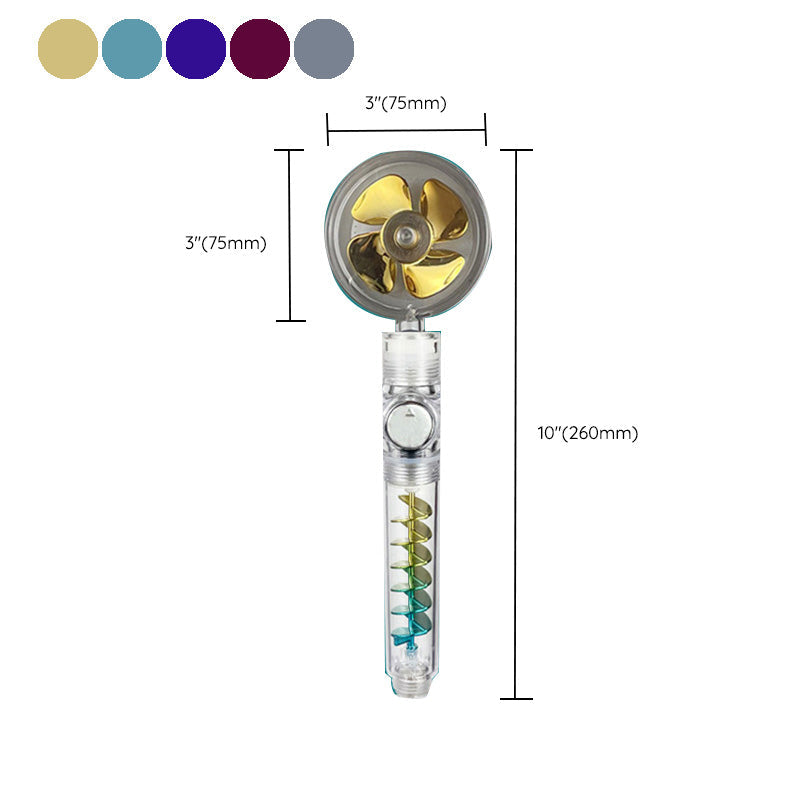 Lisslune | Modern Round Handheld Showerhead Rain Spray Head made of Plastic