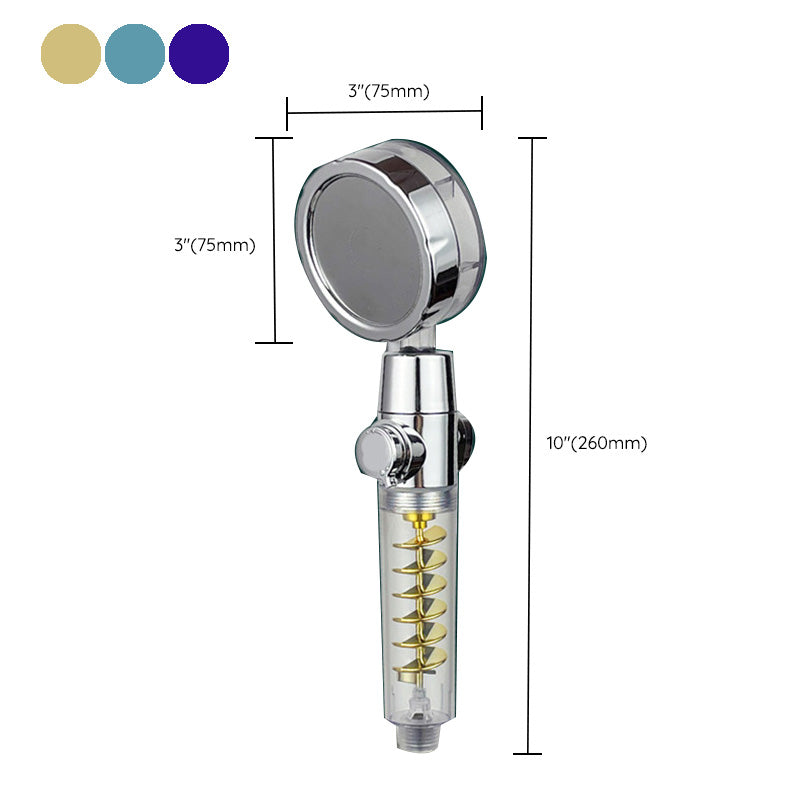 Lisslune | Modern Round Handheld Showerhead Rain Spray Head made of Plastic