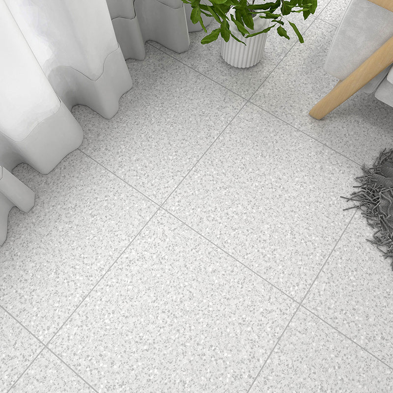 Lisslune | Rectangular Plastic Floor Waterproof Fabric Look Floor Tiles