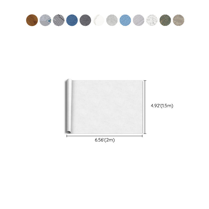 Lisslune | Rectangular Plastic Floor Waterproof Fabric Look Floor Tiles